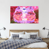 Engel des Heelals Canvas Afdruk (Insitu (Slaapkamer))