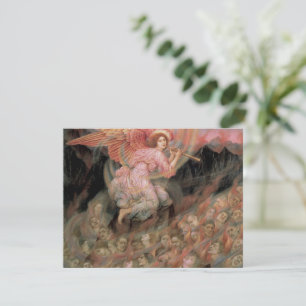 Engel die de zielen in de hel pijpt door Evelyn De