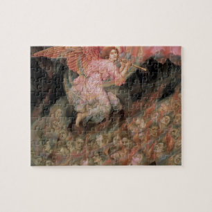 Engel die de zielen in de hel pijpt door Evelyn De Legpuzzel