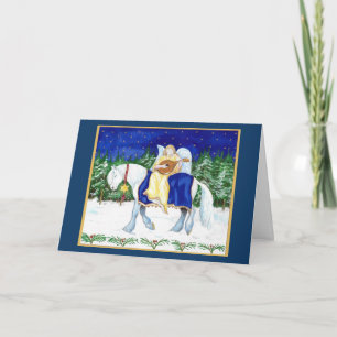 Engel die een luit speelt kaart