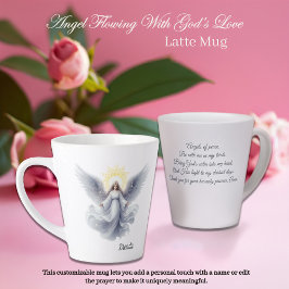 Engel die met Gods liefde stroomt Latte Mok