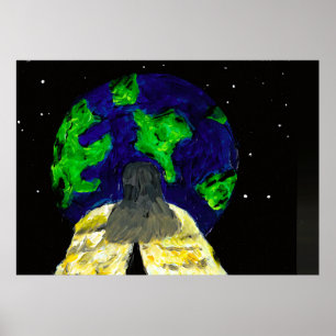 Engel die over me waakt (Semi-Gloss) print