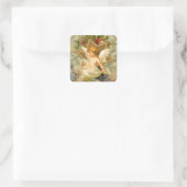  engel en ster kerstvakantie sticker (Tas)