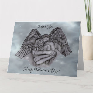 Engel Eros Verliefd , Ik Hou van Jou , Valentijnsd Kaart