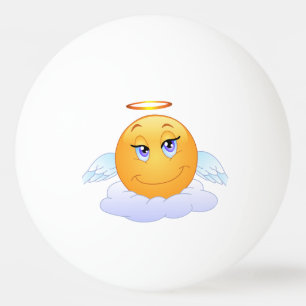 Engel glimlach pingpongballen