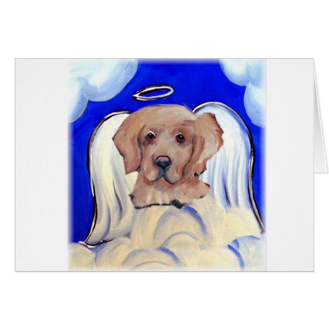 Engel Golden Retriever (Voorkant Horizontaal)
