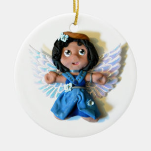 Engel I van Krystal Keramisch Ornament