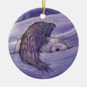 Engel IJsbeer Ornament