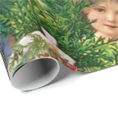  engel in de sneeuwkerst cadeaupapier (Rol Hoek)