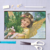  engel in de sneeuwkerst tissuepapier (Craft)