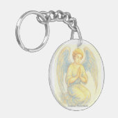 Engel in gebed sleutelhanger (Voorkant Links)