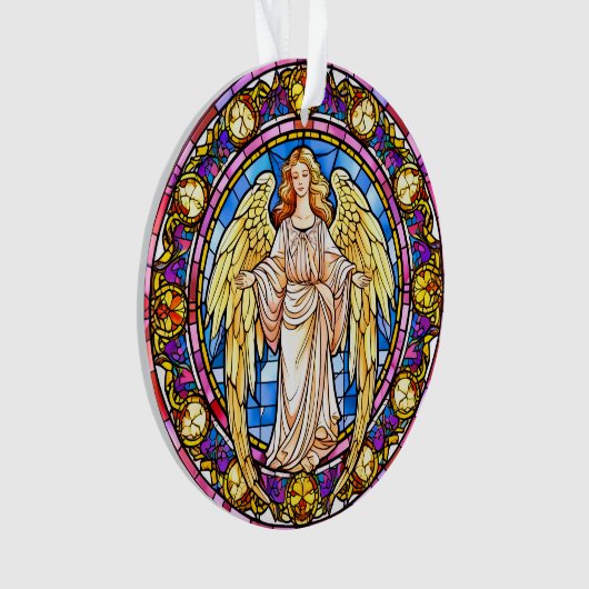 Engel / In Memoriam Acryl Ornament (voorkant)