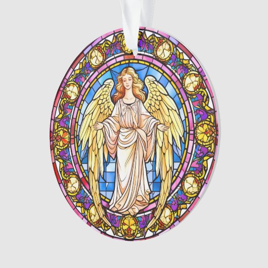 Engel / In Memoriam Acryl Ornament (voorkant)