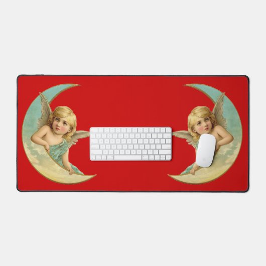  Engel in Moon Bureaumat (Keyboard & Muis)