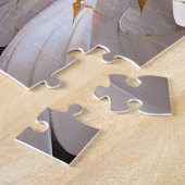 Engel in wit pantser fantasy kunst legpuzzel (Zijkant)