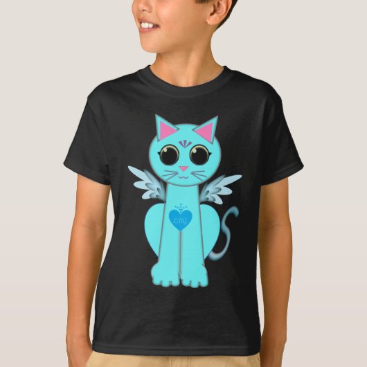 Engel kat t-shirt (Voorkant)