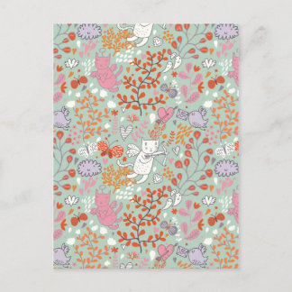 Engel-katten Briefkaart