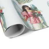 Engel kerstcadeaupapier cadeaupapier (Rol Hoek)