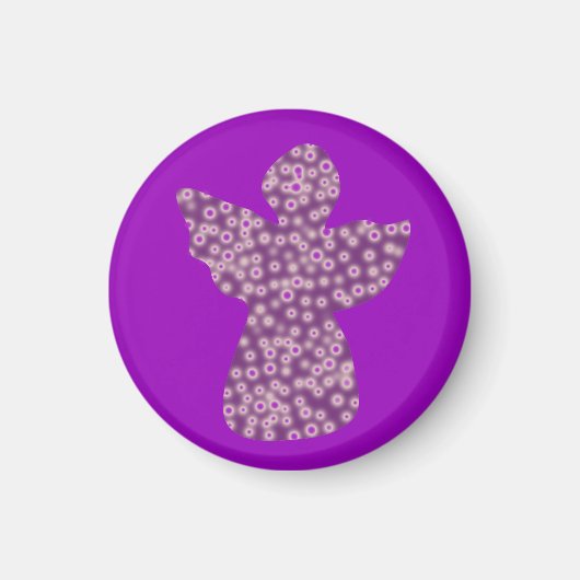 Engel klein, 3,2 cm ronde magneet (Voorkant)