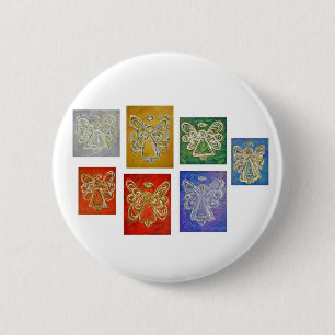 Engel-kleurenreeks - Button voor schilderijen