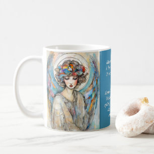 Engel Kunst & Uitspraken Nr. 1 van 12 verschillend Koffiemok