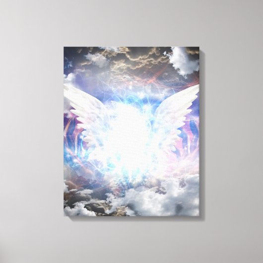 Engel licht canvas afdruk (Voorkant)