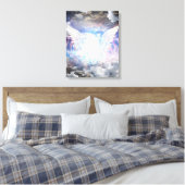 Engel licht canvas afdruk (Insitu (Slaapkamer))