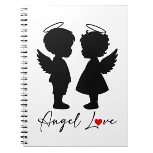 Engel Love – Mooie Engel Koppel Design Notitieboek