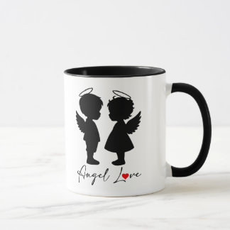 Engel Love – Mooie engel koppel ontwerp Mok