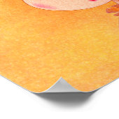 Engel met bruin haar. poster (Hoek)