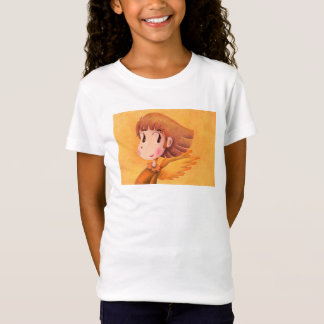 Engel met bruin haar. t-shirt