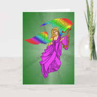 Engel met de Vleugels van de Regenboog