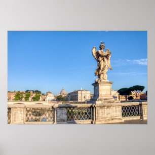 Engel met Doornenkroon - Sant'Angelo, Rome Poster