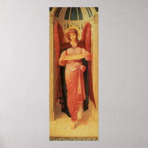 Engel met een rol door John Melhuish Strudwick Poster