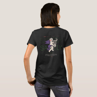 Engel met Harp Retro Design Saintly T-shirt