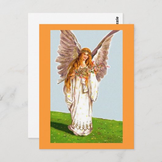 Engel met kaftan briefkaart (Voorkant / Achterkant)