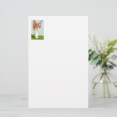 Engel met kaftan briefpapier (Staand voorkant)