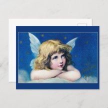 Engel met kerststerren