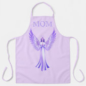Engel met sprankelende vleugels | Roze en Paarse m Schort (Voorkant)