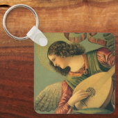 Engel Musicus, Melozzo da Forli, Renaissance Kunst Sleutelhanger (Voorkant)