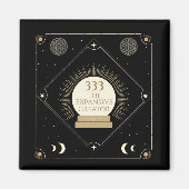 Engel nummer 333 Uitgebreide Schepper Magneet (Voorkant)