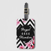 Engel nummer "4444" bagagelabel (Voorkant (verticaal))