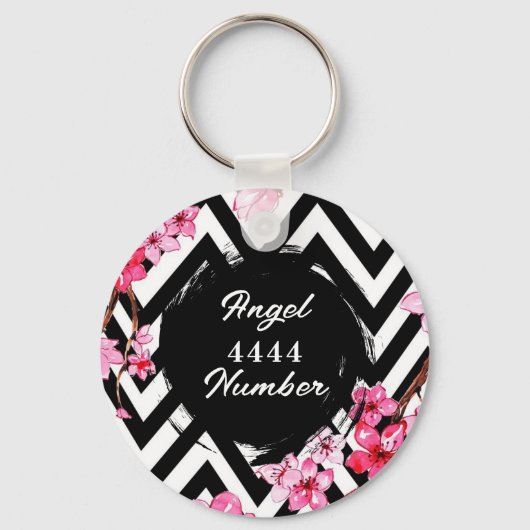 Engel nummer "4444" sleutelhanger (Voorkant)