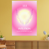 Engel nummer Aura Print 111 Intuïtie (Insitu (Woonkamer))