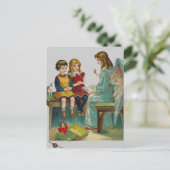 Engel onderwijs Schattigee kinderen Briefkaart (Staand voorkant)