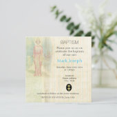 Engel op een textuur kaart (Staand voorkant)