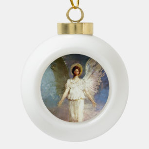 “Engel op het middaguur” van Abbott Thayer Keramische Bal Ornament