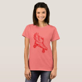 engel op wielen t-shirt (Voorkant volledig)