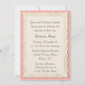   Engel Schilderen Doop Uitnodiging (Voorkant)