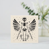 Engel skelet Gotische Kerstmis (Staand voorkant)